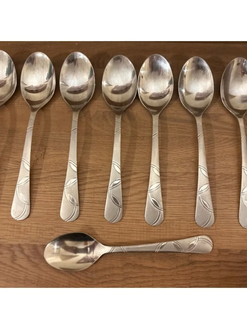 Cambridge FELICITY‎ Frosted & Glossy (7)  Soup Tablespoons And (1)  Teaspoon